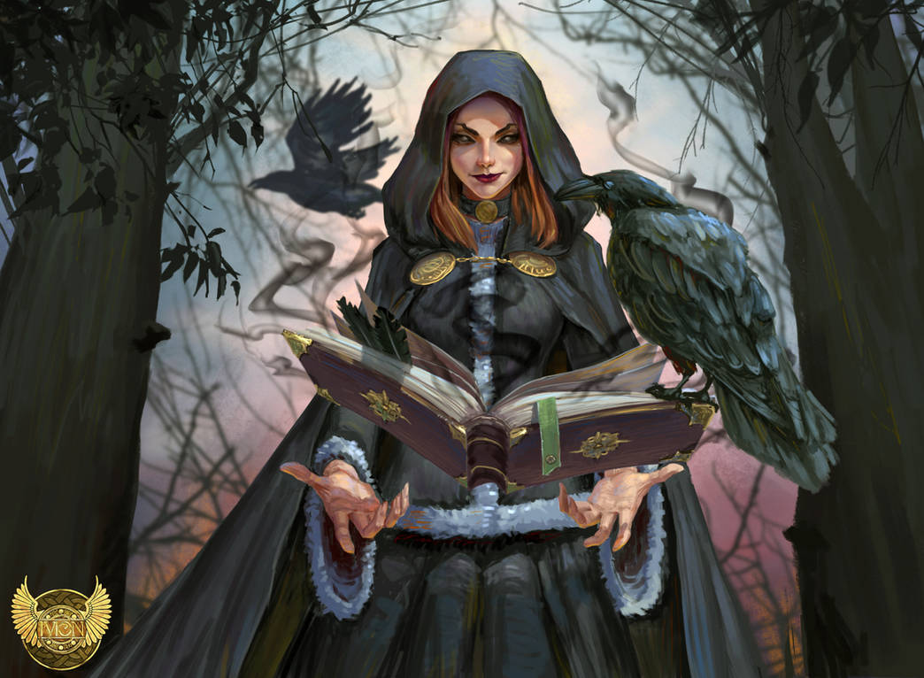 An image of a witch.